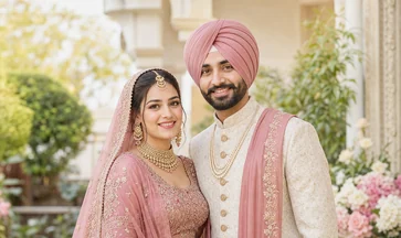 Sikh bride and groom representing Punjabi matrimonial discovery